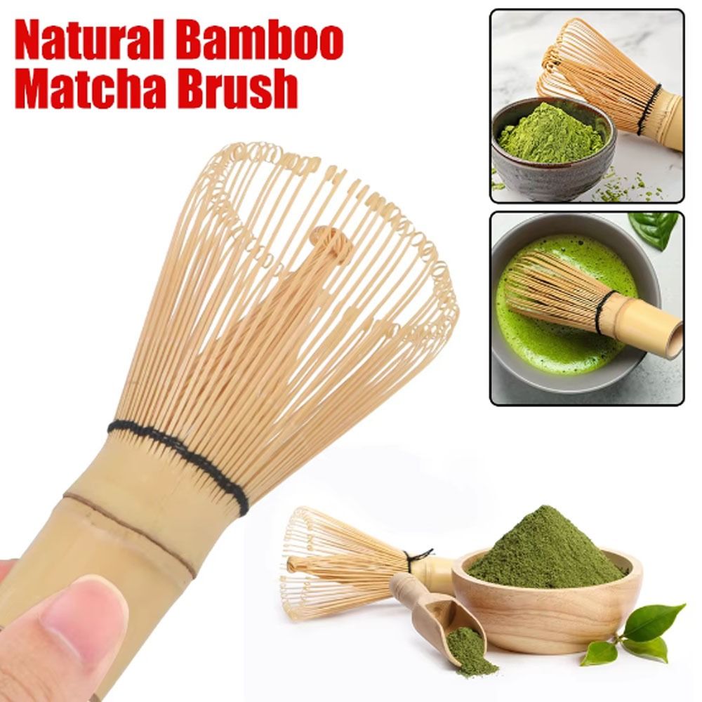 Bamboo Whisk Chasen - 便利な竹製抹茶泡立て器 再利用可能な日本茶セット 茶筅 抹茶ブラシ キッチンアクセサリー