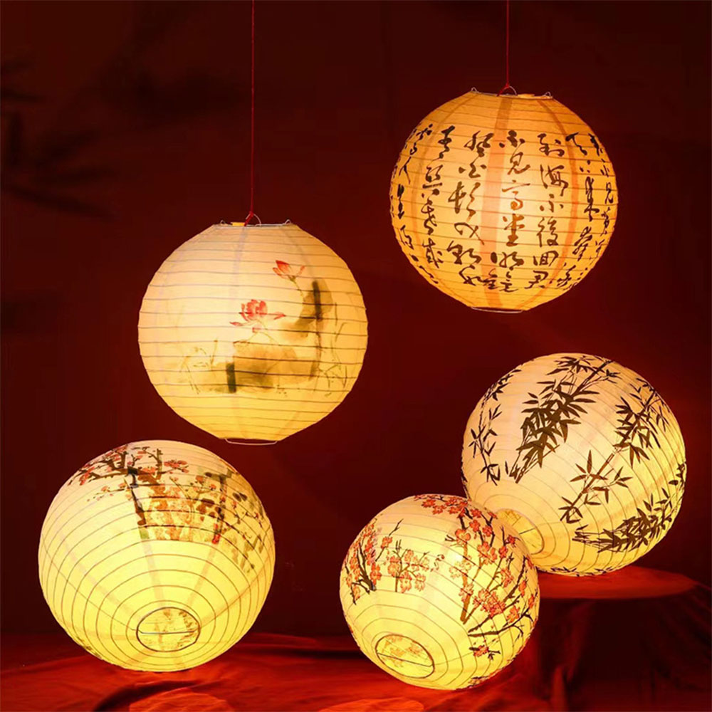 DIYオリエンタルペーパーランタンバルクパック、伝統的なアジ - Japanese Lantern Paper のレビューと価格