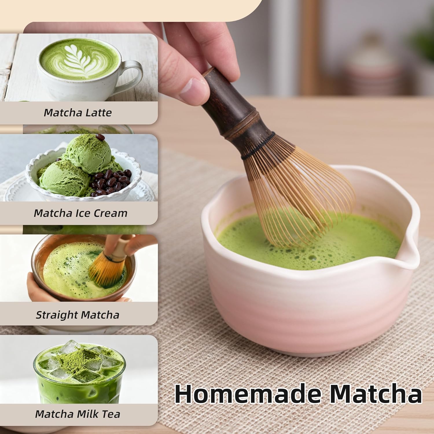 信茶仙 手作り竹抹茶泡立て器 100%天然竹製茶筅 茶筆 泡 - Bamboo Whisk Chasen のレビューと価格
