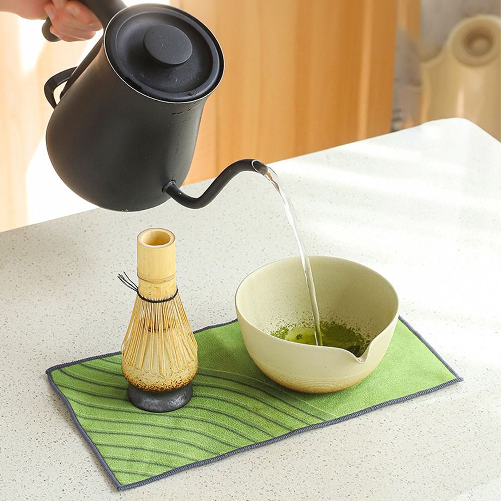 4 個の新しい竹セラミック日本抹茶ティーセット再利用可能な安 - Bamboo Whisk Chasen のレビューと価格