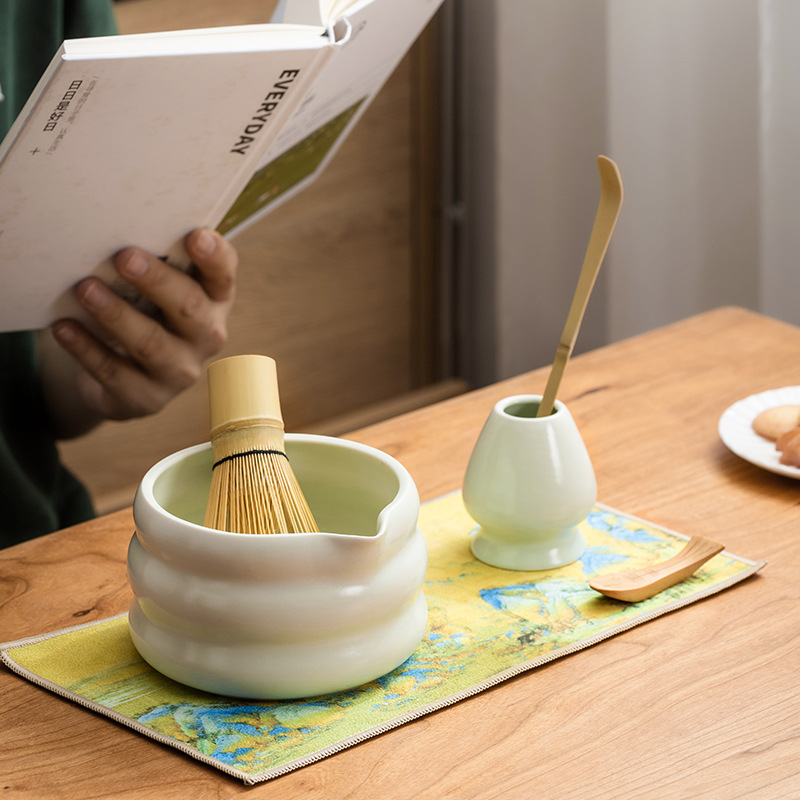 4/7点セット 日本抹茶セット 抹茶茶碗 口付き 宋代茶道具 - Bamboo Whisk Chasen のレビューと価格