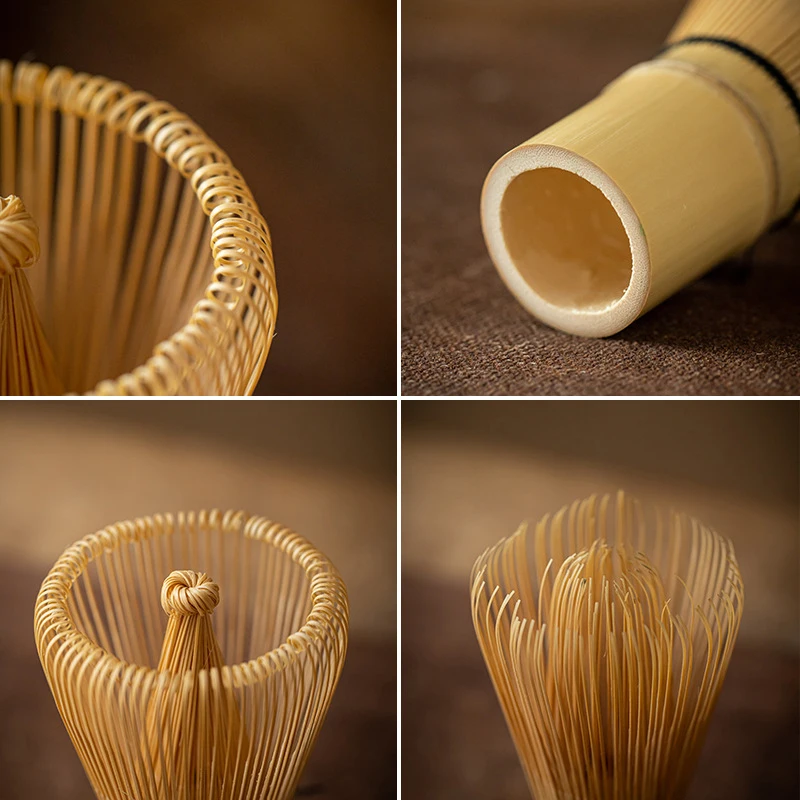 抹茶緑茶泡立て器 120 プロング日本竹泡立て器茶筅準備抹茶 - Bamboo Whisk Chasen のレビューと価格